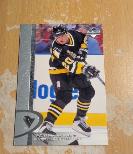1995-96 Upper Deck Bryan Smolinski #D Pittsburgh Penguins — front