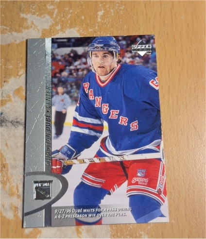 1996 Upper Deck #296 Christian Dube — front