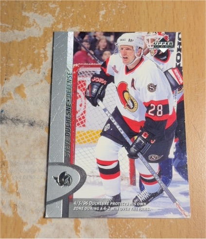 1996-97 Upper Deck #304 Steve Duchesne — front