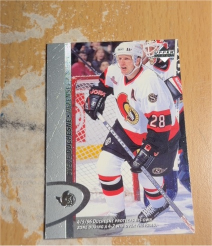 1996-97 Upper Deck #304 Steve Duchesne Ottawa Senators — front