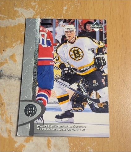 1996-97 Upper Deck #218 Steve Staios — front