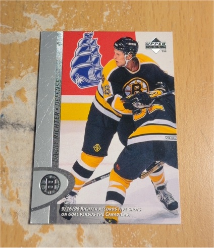 1995-96 Upper Deck #216 Barry Richter — front