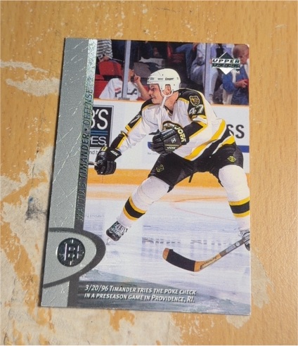 1996-97 Upper Deck #220 Mattias Timander — front