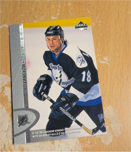 1996-97 Upper Deck #340 Daymond Langkow — front