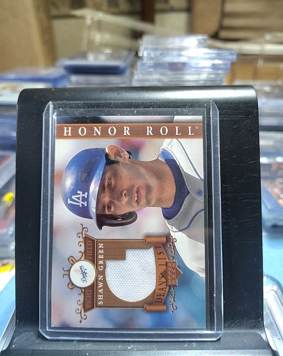 2003 Upper Deck Honor Roll Dean's List #DL-SG1 Shawn Green — front