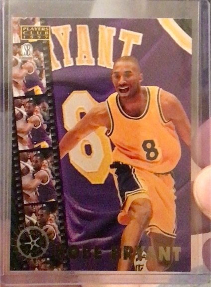1997 Score Board Players Club Play Backs #PB10 Kobe Bryant — front