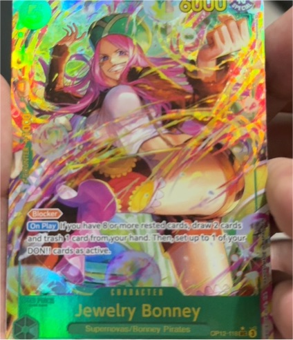 One Piece Card Game OP12-118 Jewelry Bonney — front
