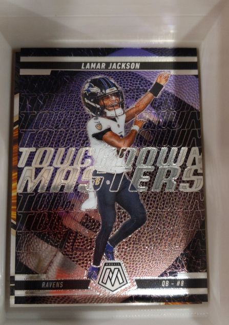 2025 Panini Mosaic #5 Lamar Jackson Touchdown Masters — front