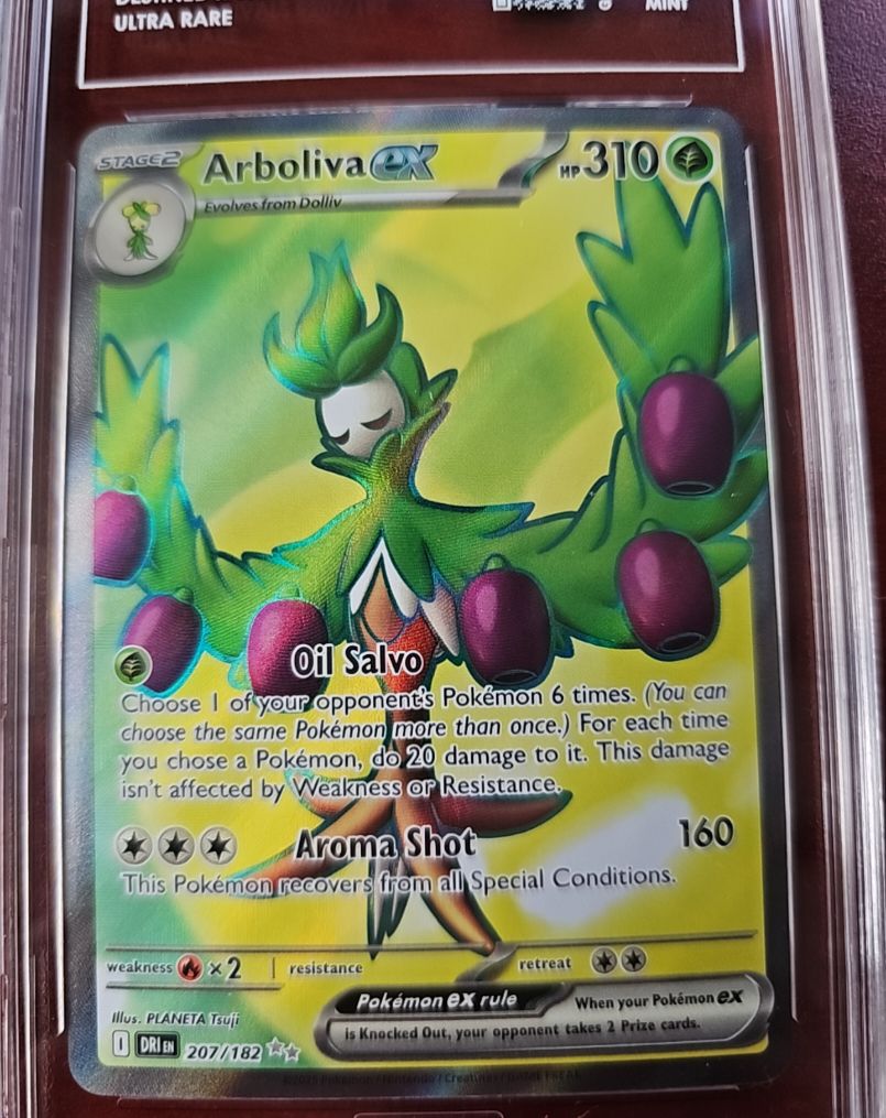 2025 Pokémon Destined Rivals #207 Arboliva ex — front