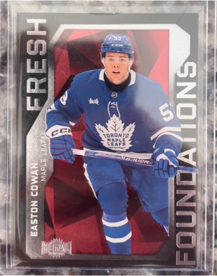 2025-26 Skybox Metal Universe #FF-27 Easton Cowan — front