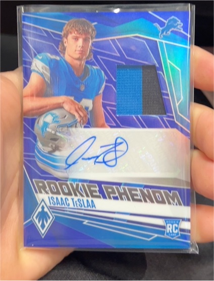 2025 Panini Phoenix #RPJ-ITA Isaac Teslaa Rookie Phenom Jersey Autograph — front