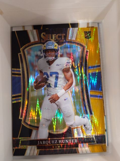 2025 Panini Select Premier Level #119 Jarquez Hunter — front