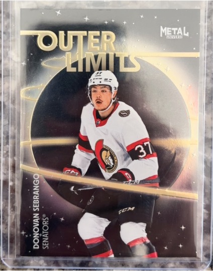 2025-26 Skybox Metal Universe Outer Limits #OL-96 Donovan Sebrango — front