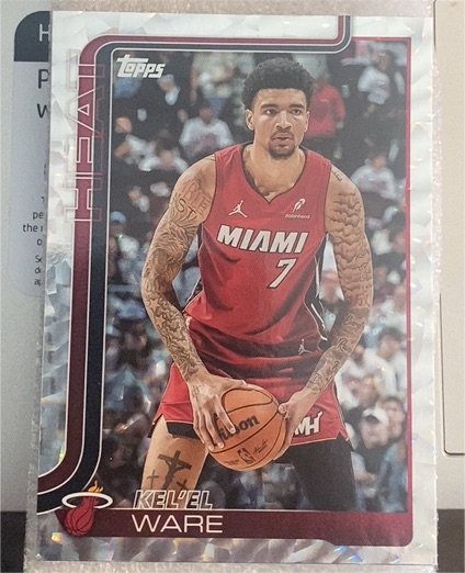 2025-26 Topps #74 Kel'el Ware — front