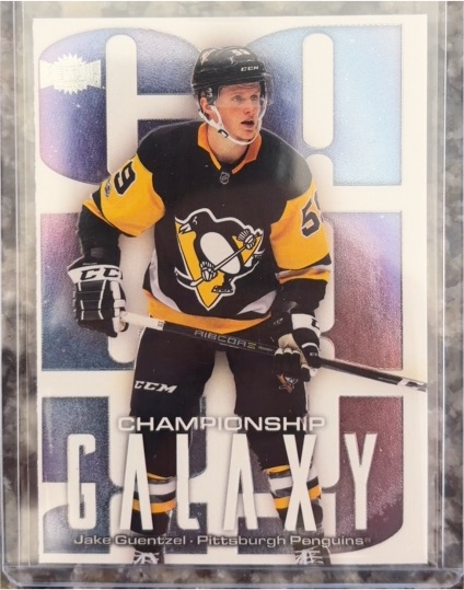 2021-22 Skybox Metal Universe #CG-6 Jake Guentzel Championship Galaxy — front
