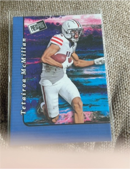2024 Leaf Press Pass Tetairoa McMillan — front