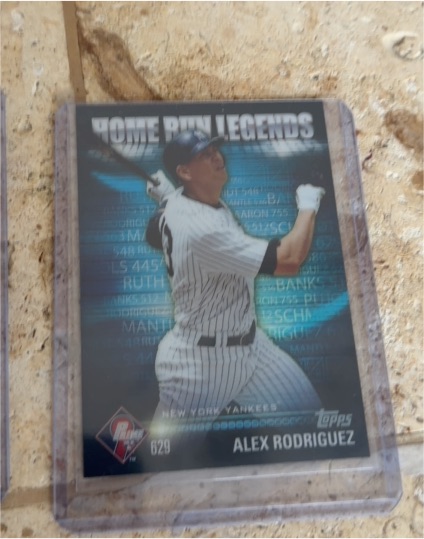 2012 Topps Prime Nine Home Run Legends #629 Alex Rodriguez — front