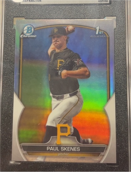 2023 Bowman Chrome 1st Bowman #BDC-14 Paul Skenes — front