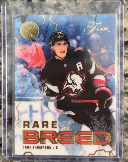2025-26 Flair #1 Tage Thompson Rare Breed — front