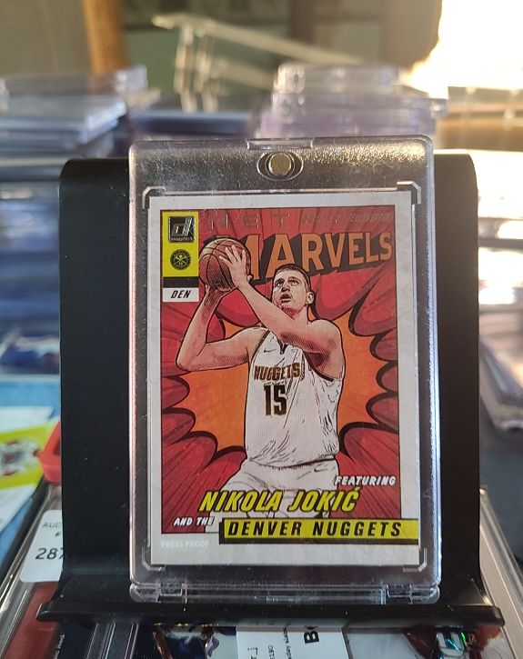 2021-22 Donruss #12 Nikola Jokic Net Marvels — front