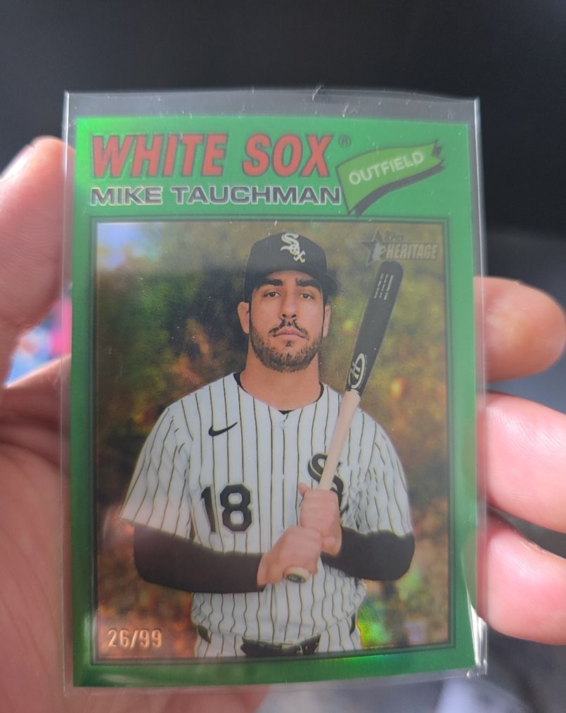 2026 Topps Heritage #90 Mike Tauchman — front