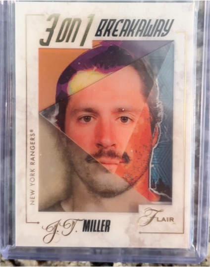 2025-26 Upper Deck Flair #BW-6 J.T. Miller 3 On 1 Breakaway — front
