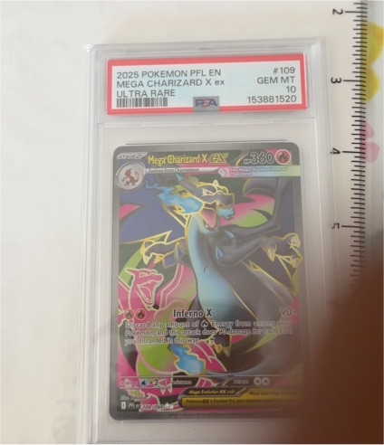2025 Pokemon PFL #109 Mega Charizard X ex — front