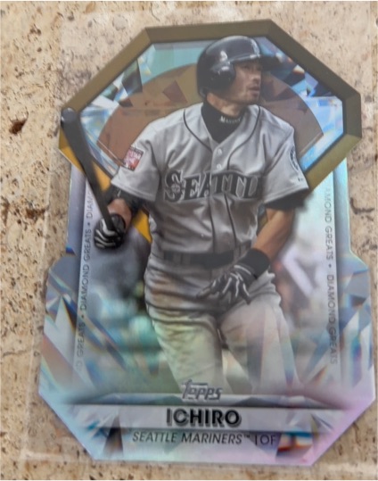 2022 Topps Series 2 Diamond Greats Die-Cuts #DGDC-48 Ichiro Suzuki — front