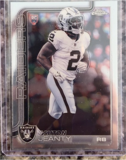 2025 Topps Chrome #322 Ashton Jeanty — front