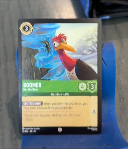 2026 Disney Lorcana Winterspell #76 Boomer - Has the Beak — front