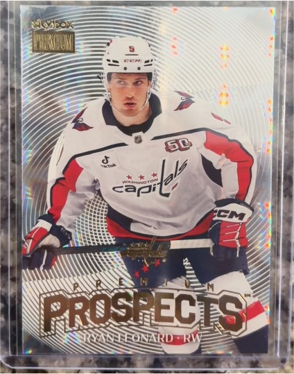 2025-26 Skybox Metal Universe Premium Prospects #PP-1 Ryan Leonard — front