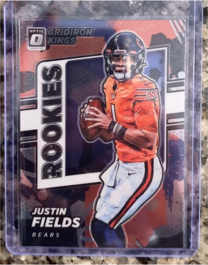 2021 Donruss Optic #RGK-4 Justin Fields Rookie Gridiron Kings — front