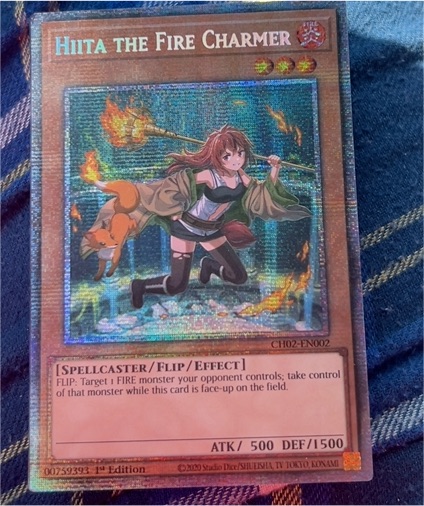 2020 Yu-Gi-Oh! CH02-EN002 Hiita the Fire Charmer — front