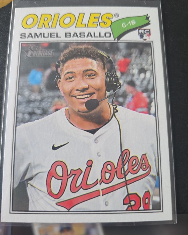 2026 Topps Heritage #175 Samuel Basallo — front