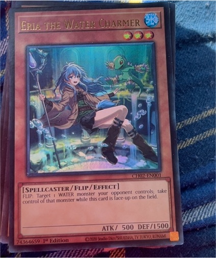 2020 Yu-Gi-Oh! CH02-EN001 Eria the Water Charmer — front