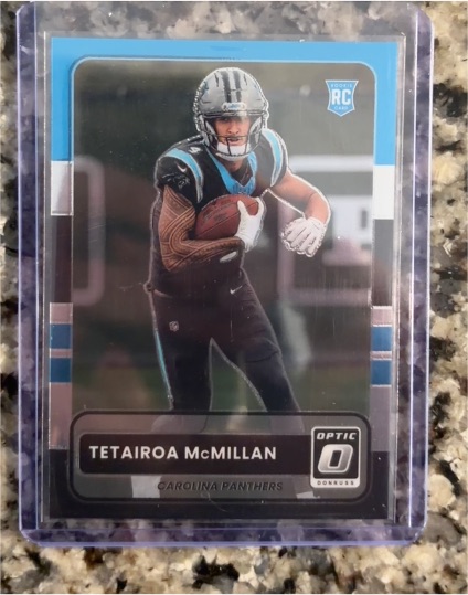 2025 Donruss Optic #11 Tetairoa McMillan 2015 Retro Carolina Panthers — front