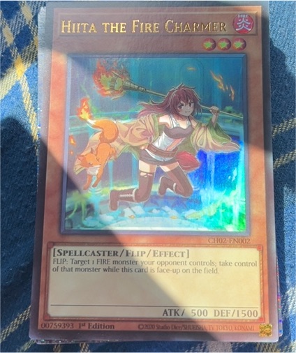 Yu-Gi-Oh! CH02-EN002 Hiita the Fire Charmer — front