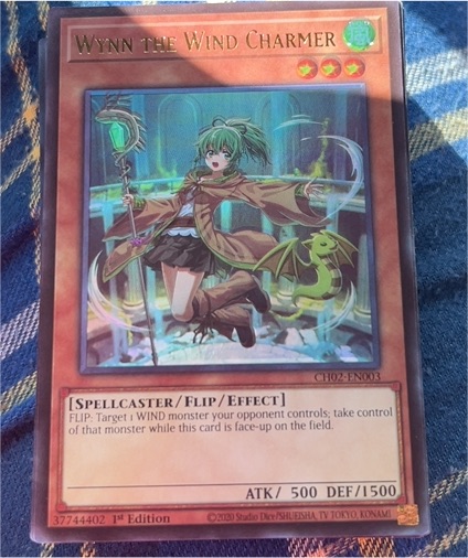2020 Yu-Gi-Oh! CH02-EN003 Wynn the Wind Charmer — front