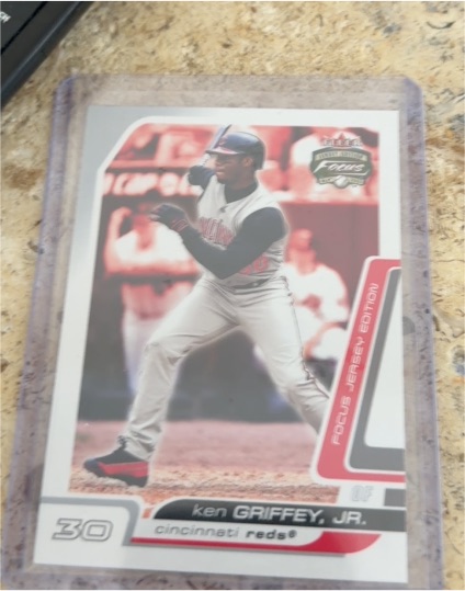 2003 Fleer Focus Jersey Edition #129 Ken Griffey Jr. — front