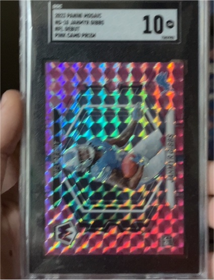 2023 Panini Mosaic NFL Debut #ND-10 Jahmyr Gibbs — front