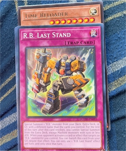 2025 Yu-Gi-Oh! DOOD-EN095 R.B. Last Stand — front