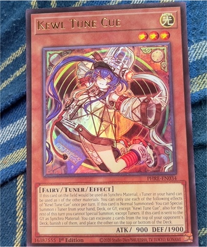 2020 Yu-Gi-Oh! PHRE-EN034 Kewl Tune Cue — front