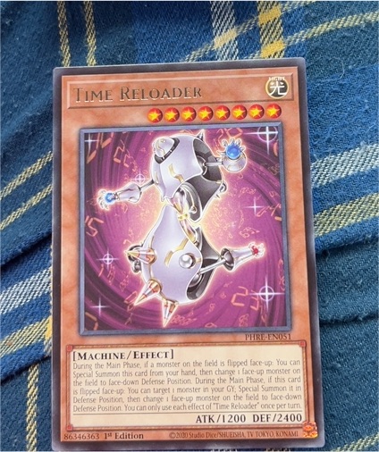 2020 Yu-Gi-Oh! PHRE-EN051 Time Reloader — front