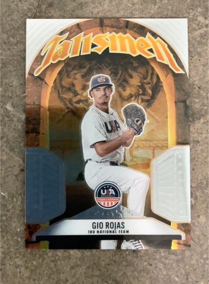 2026 Panini Stars & Stripes Prizm Talismen #10 Gio Rojas — front