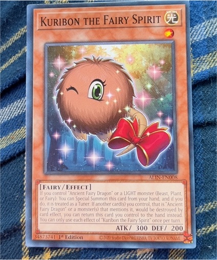 2020 Yu-Gi-Oh! ALIN-EN008 Kuribon the Fairy Spirit — front