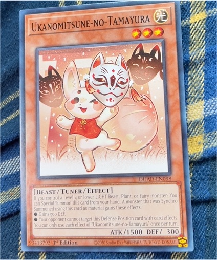 2020 Yu-Gi-Oh! Duelist's Advance #DUAD-EN098 Ukanomitsune-no-Tamayura — front