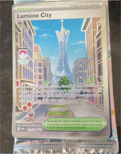 2023 Pokémon Lumiose City #111 Trainer Stadium — front