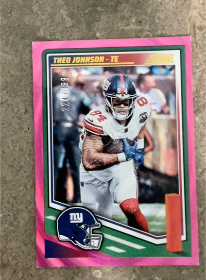 2025 Panini Donruss #211 Theo Johnson — front
