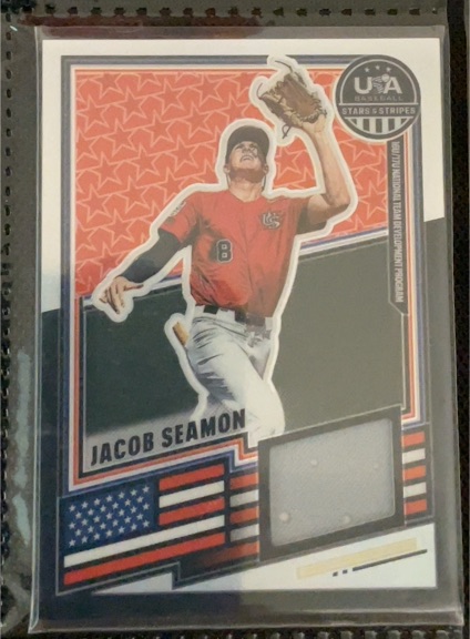2026 Panini Stars and Stripes #USA-JS Jacob Seamon Jersey Relic — front