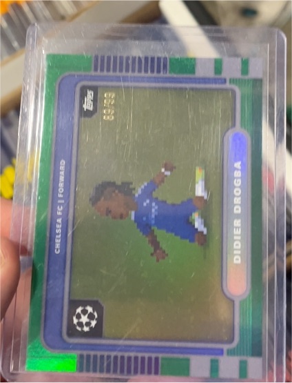 2025-26 Topps UEFA Club Competitions 8-Bit Shots #8B-11 Didier Drogba Chelsea FC — front